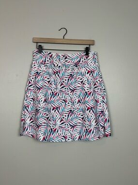 Moteepi Skort Womens Medium Multi Floral Tennis athleisure Golf Pockets
